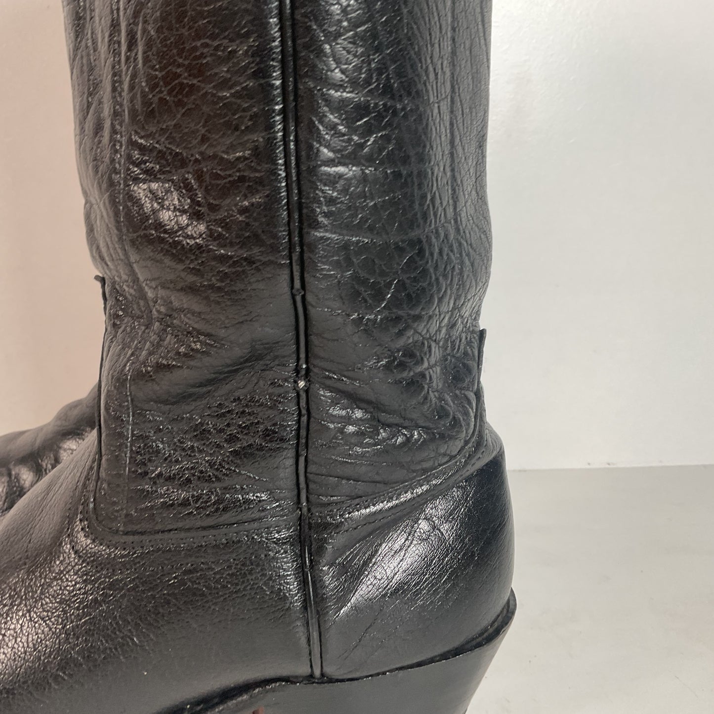 Vintage Wrangler Water Buffalo Cowboy Boots | 1960s-1970s | USA Made | 9.5 D