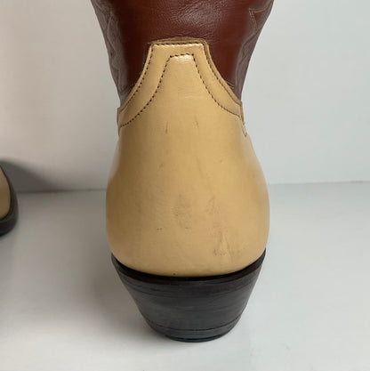 Tony Lama Urban Cowboy Boots | Lizard Wingtip | USA Made | Men’s 11 D