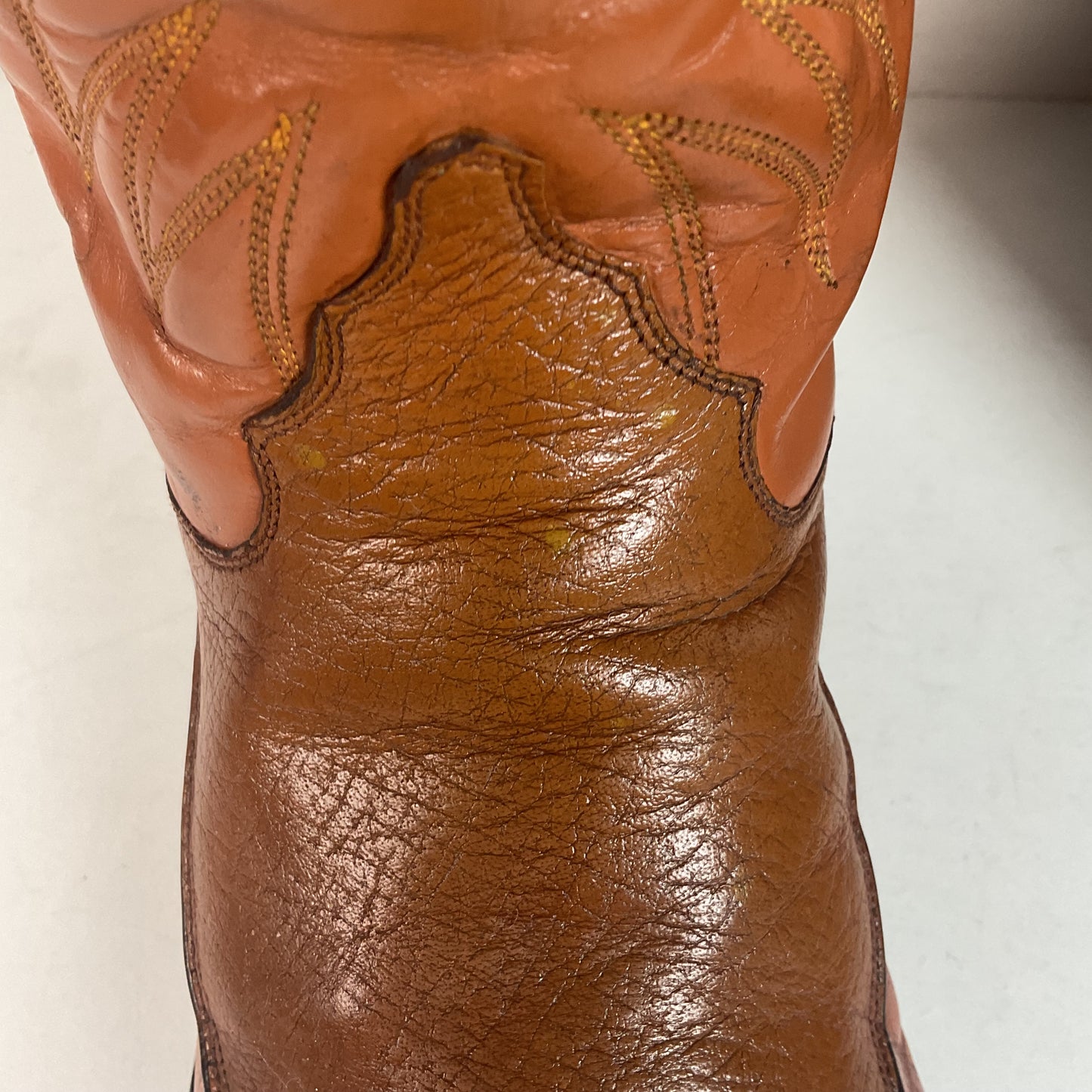 Vintage Justin Algonquin Toe Cowboy Boots | Old Fort Worth Label | Men’s 10.5 D