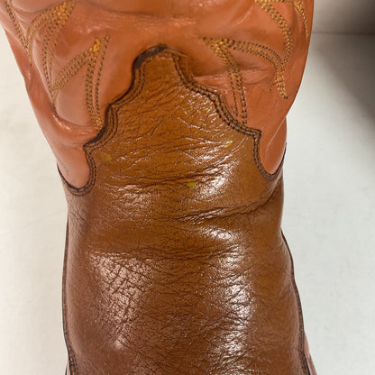 Vintage Justin Algonquin Toe Cowboy Boots | Old Fort Worth Label | Men’s 10.5 D