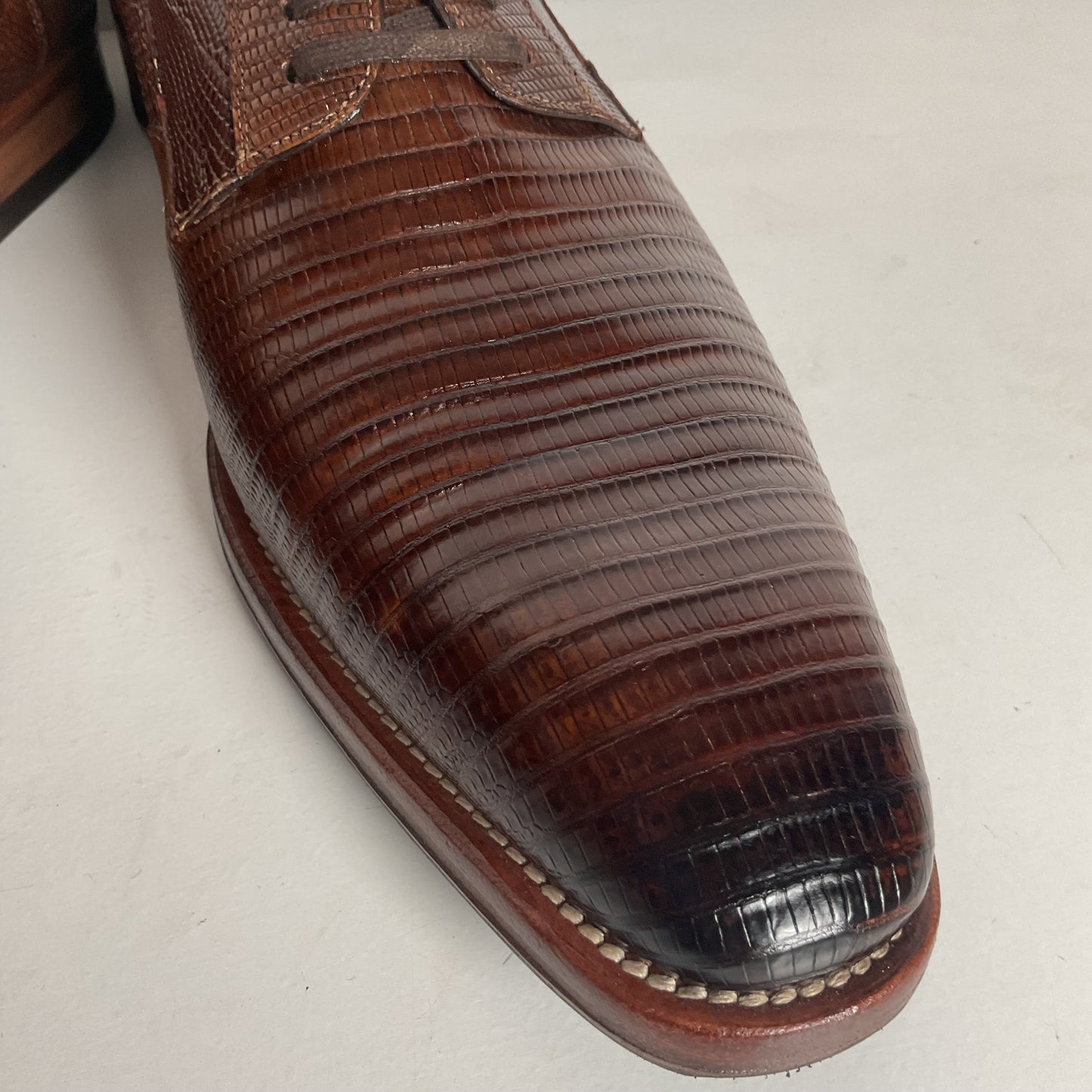 Mezlan Teju Lizard Derby Shoes Brown | Brown | Men’s 9 M