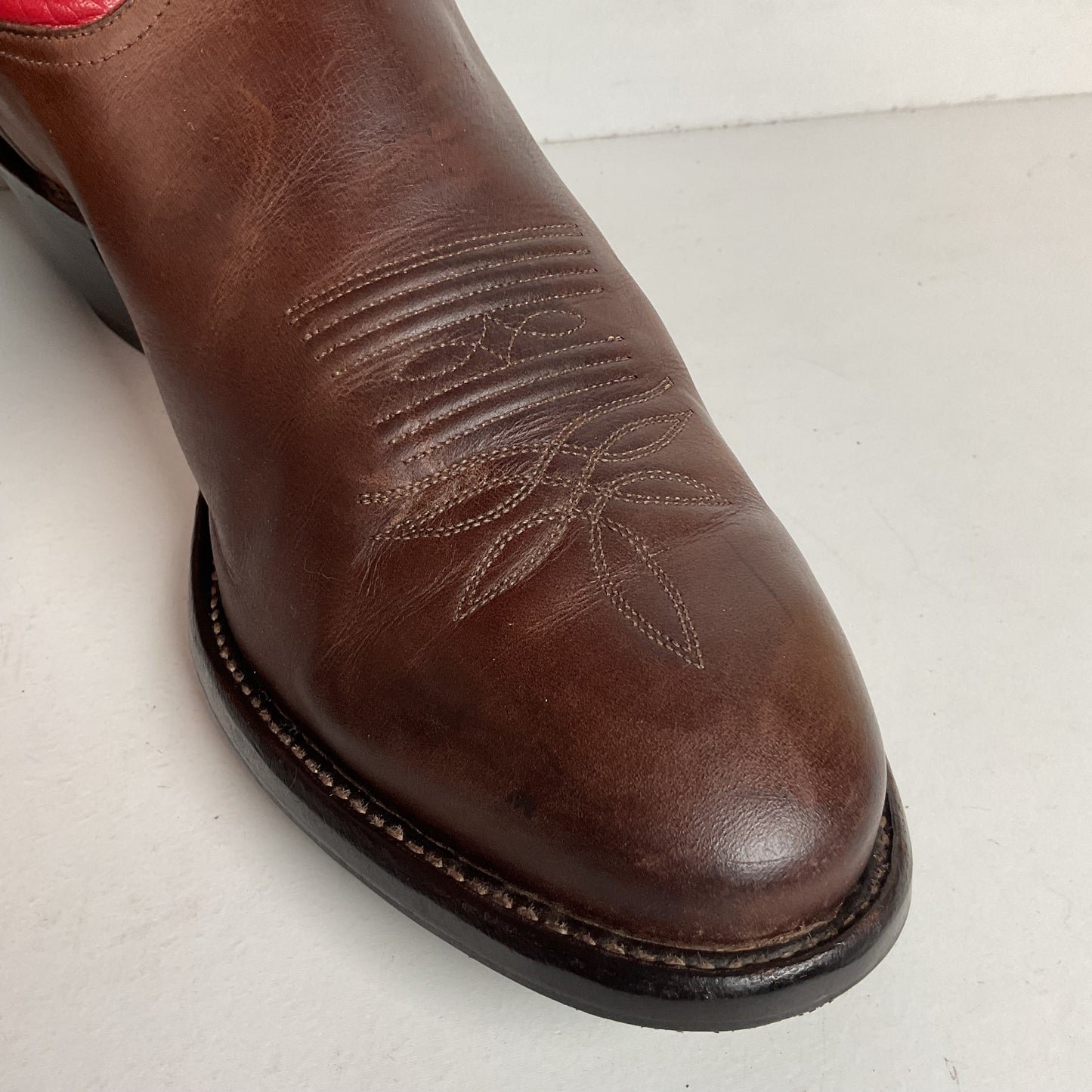 Vintage Tony Lama Buckaroo Cowboy Boots 11 D Punchy USA