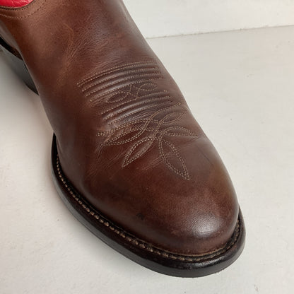 Vintage Tony Lama Buckaroo Cowboy Boots 11 D Punchy USA