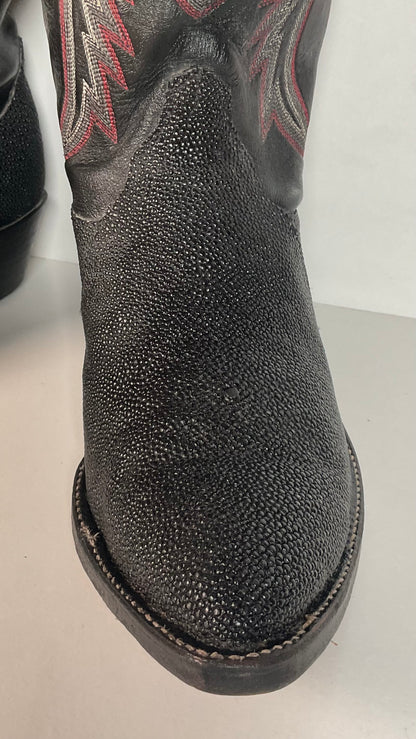 Men’s Exotic Sea Stingray Cowboy Boots 8.5 D