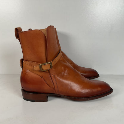 Lucchese Jodhpur Riding Boots | Burnished Calf | USA Made | GY | Men’s 10 D