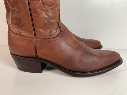 Vintage Dan Post Apache Cowboy Boots | USA Made | Distressed | Men’s 12 D