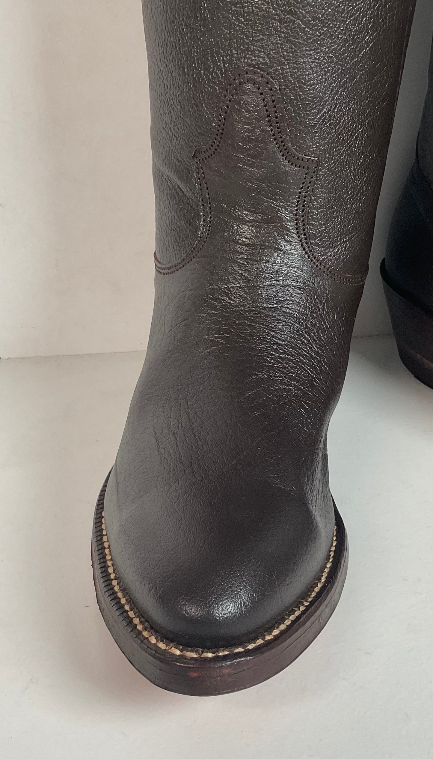 Vintage 1960s Nocona Water Buffalo Cowboy Boots 8 D Exotic