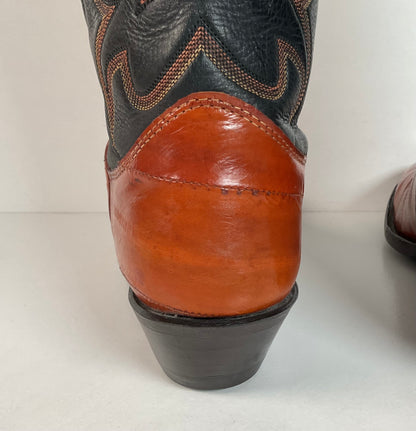 Vintage Nocona Eel Cowgirl Boots | USA Made | Exotic | Men’s 7.5 C | Women’s 8.5