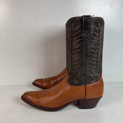 Vintage Justin Cowboy Boots | Calfskin | USA Made | Extra Narrow | Men’s 13 A