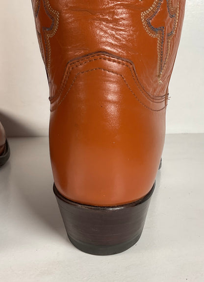 Vintage Justin Redwood Cowboy Boots | USA Made | Men ‘s 10.5 D