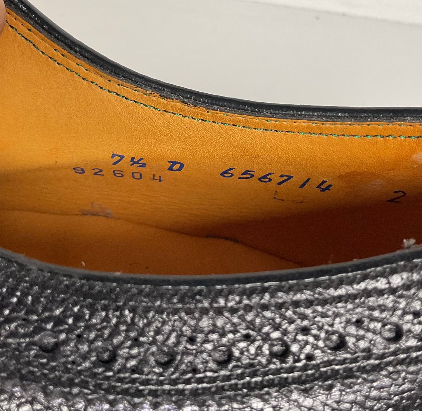 Vintage Florsheim Imperial Kenmoor Shoes | Brogued Longwing | Men’s 7.5 D