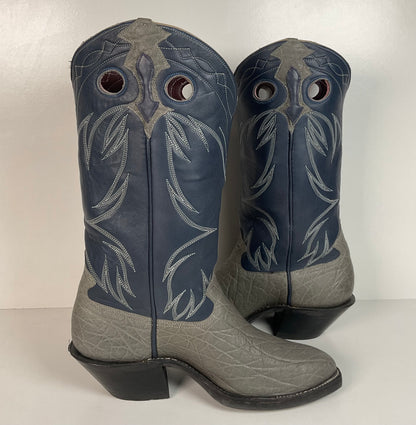 No Name Boot Company | Custom Elephant Cowboy Boots | Extra Wide | Men’s 10