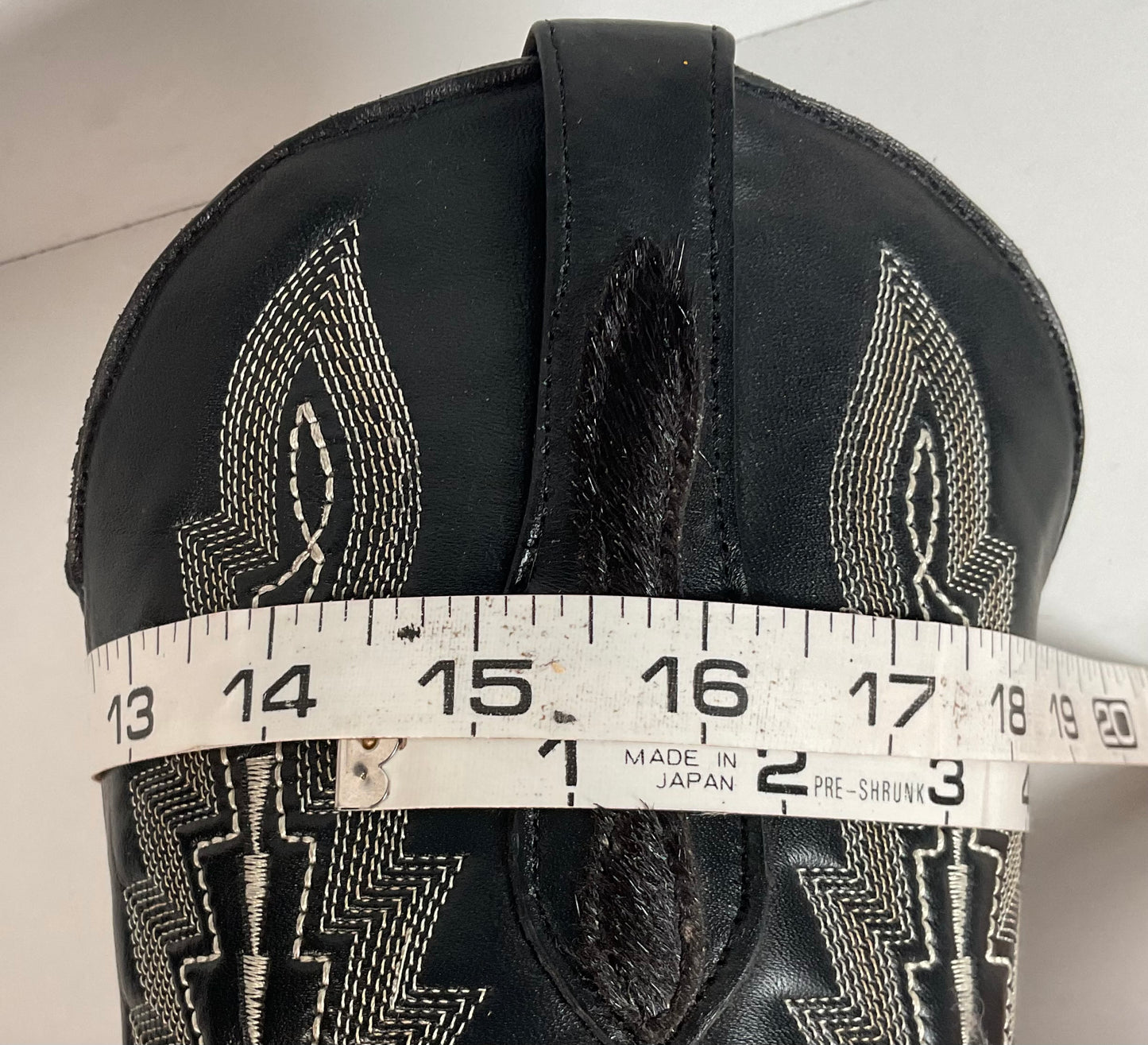 Pony Hair on Cowhide Cowgirl Boots | Black | Women’s 7.5