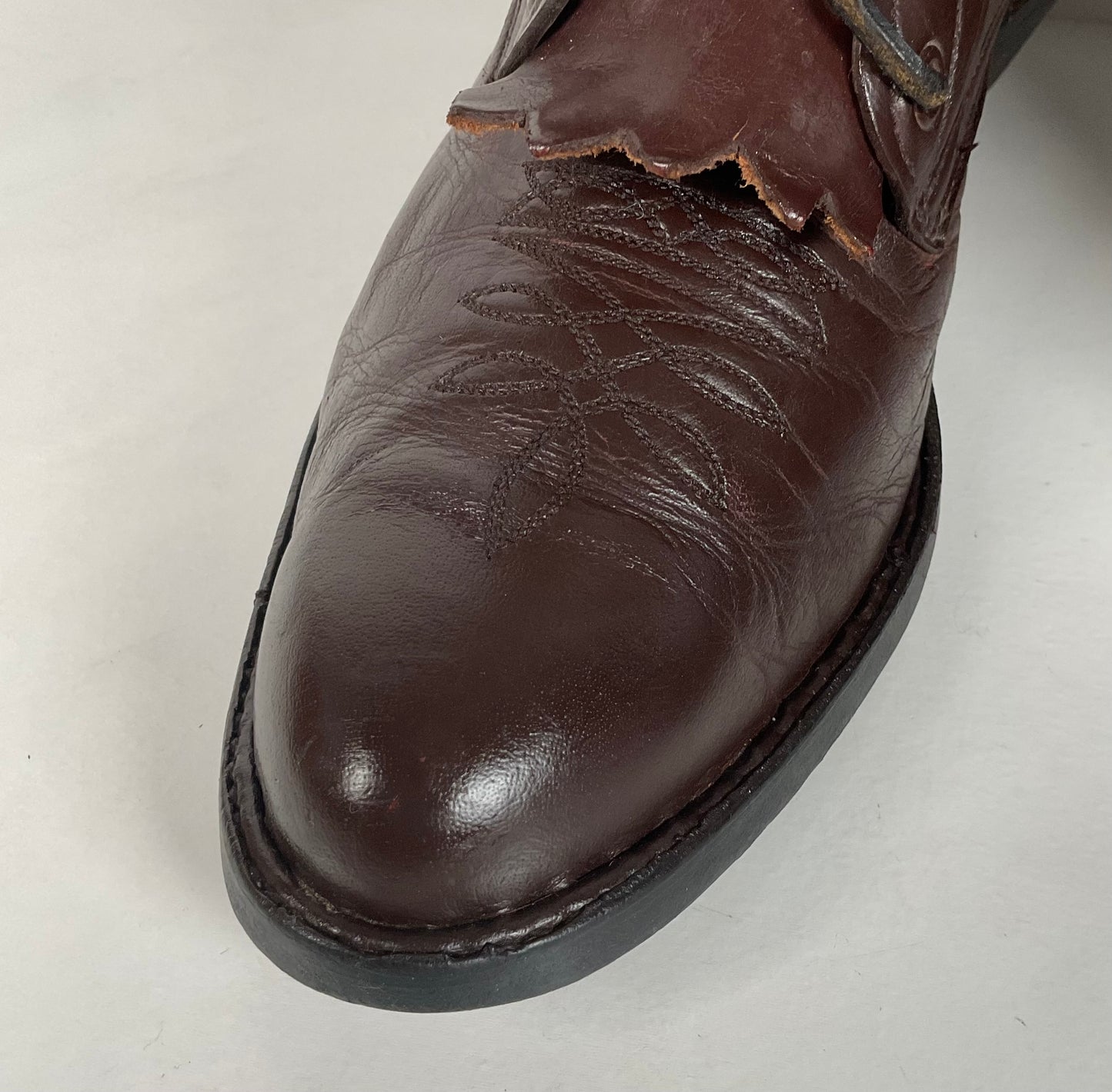 Custom Kiltie Packer Boots | Dark Brown | Men’s 9 D