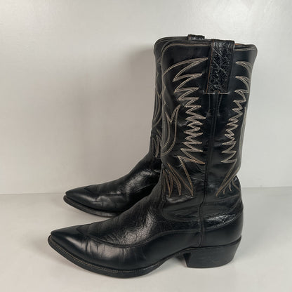 Vintage Justin Algonquin Toe Cowboy Boots | 1960s-1970s | Men’s 8.5 D