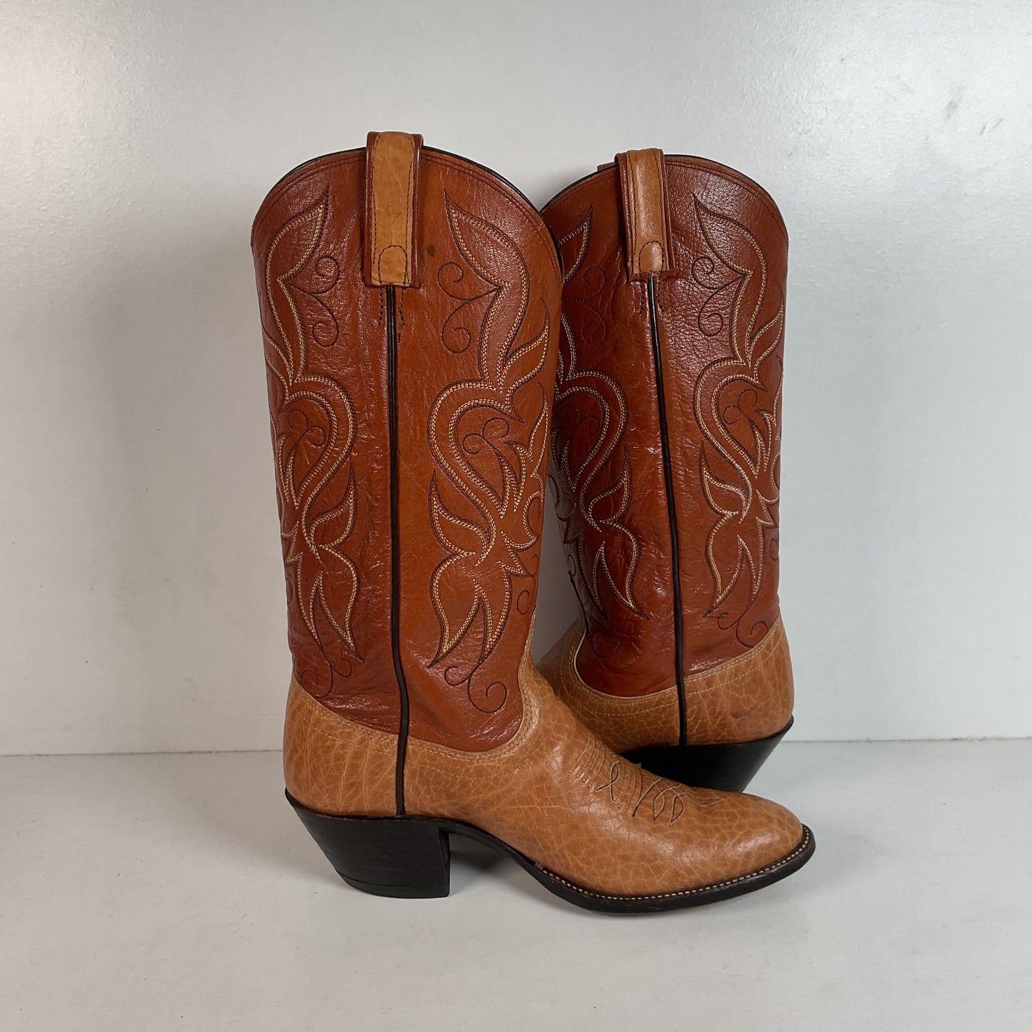 Dan Post Pre-Ban Rhino Cowboy Boots Women’s 8 C USA Made