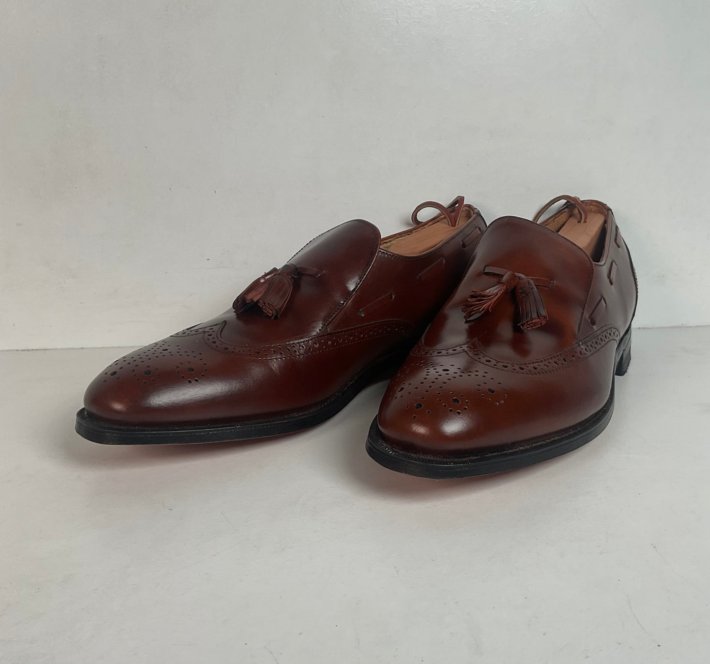 Vintage Hanover Brown Tassel Loafers 11.5 D USA Made