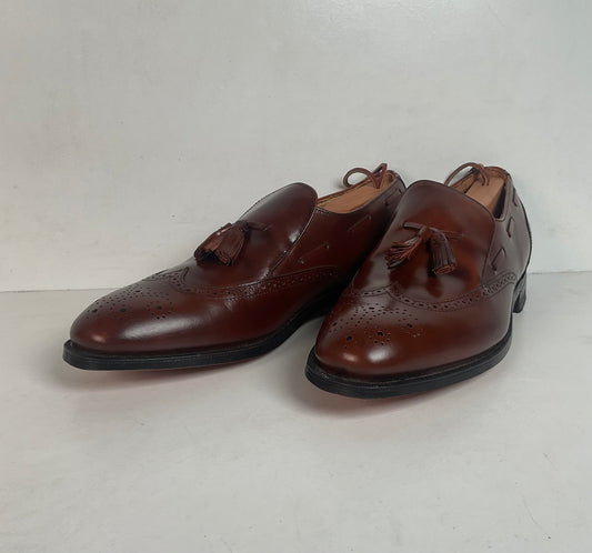 Vintage Hanover Brown Tassel Loafers 11.5 D USA Made