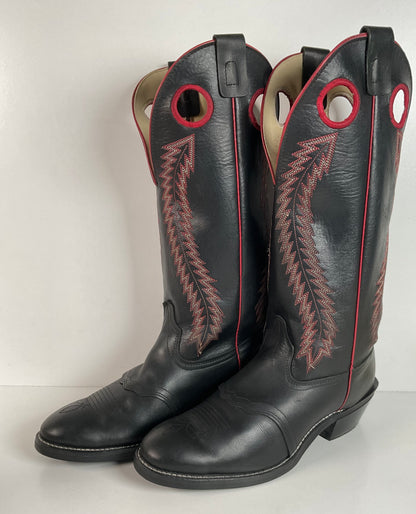 Vintage Texas Brand Buckaroo Cowboy Boots 10.5 EE USA Made