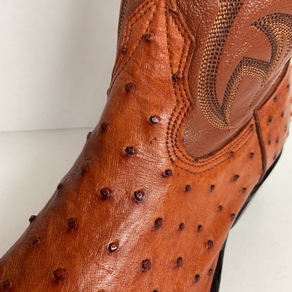 Vintage Nocona Full Quill Ostrich Cowboy Boots | USA Made | Men’s 9 E