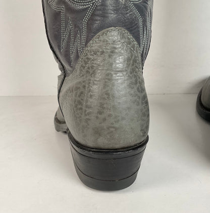 Vintage Red Wing Bullhide Cowboy Boots | USA Made | Grey | Men’s 8.5 D