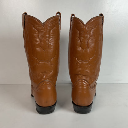 Vintage Tony Lama Lizard Wingtip Cowgirl Boots 7 A Black Label