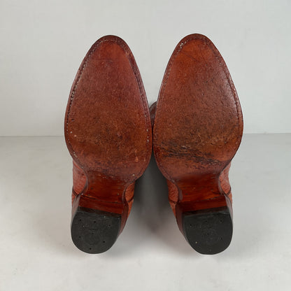 Alberta Boot Company | Alligator Cowboy Boots | Tail Cut | Men’s 9 EE