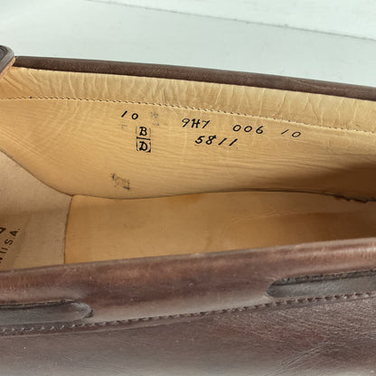 Alden Moccasin Tassel Loafer 10 D Cigar Brown