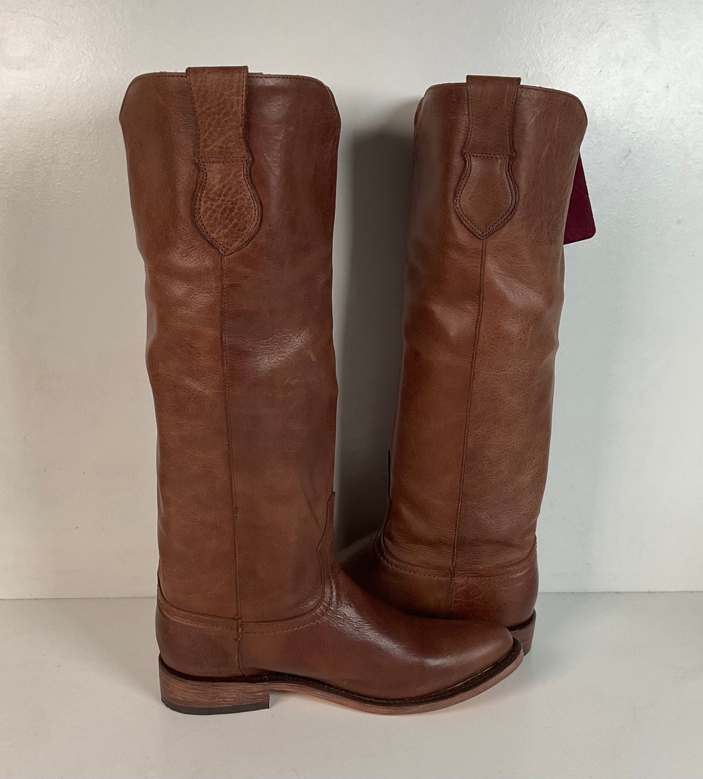 Lucchese Chelsea Braided Riding Boots 6 B Original Box