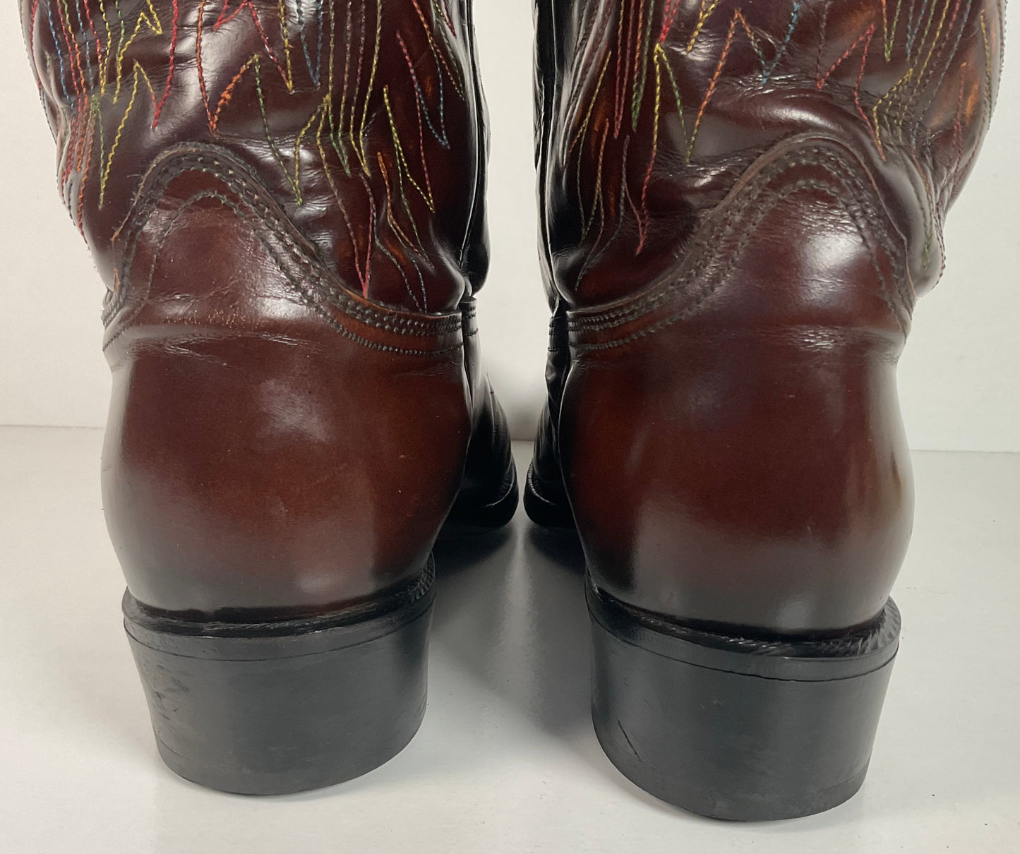 Vintage 1970s Acme Rising Phoenix Cowboy Boots 11 D USA Made Thundbird