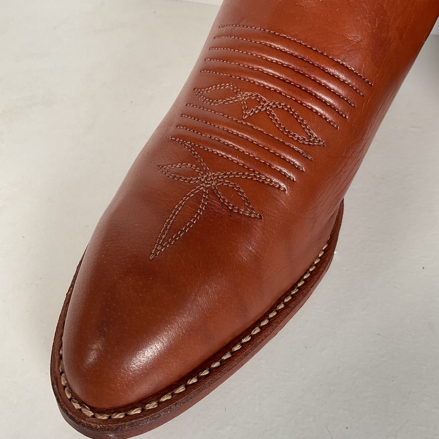 Vintage Dan Post Cowgirl Boots | USA Made | Tooled Inlays | Women’s 7 M