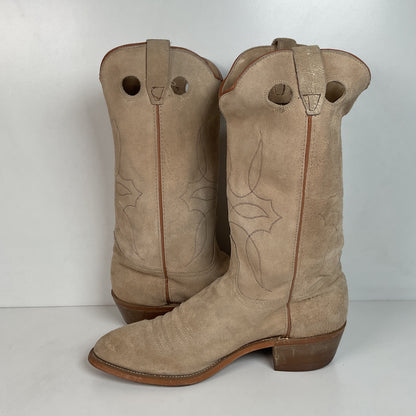 Vintage Levi’s Suede Buckaroo Cowboy Boots 12 M USA Made