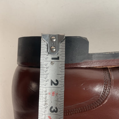 Vintage Vietnam War Brown Jump Boots 11 N (Narrow) Cap Toe Paratrooper