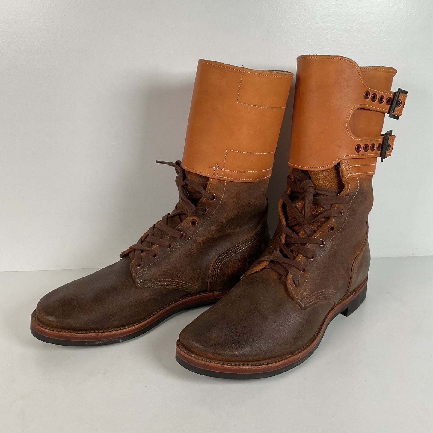 WWII Impressions’ Tanker Boots | Double Buckle | USA Made | World War II | 12 D