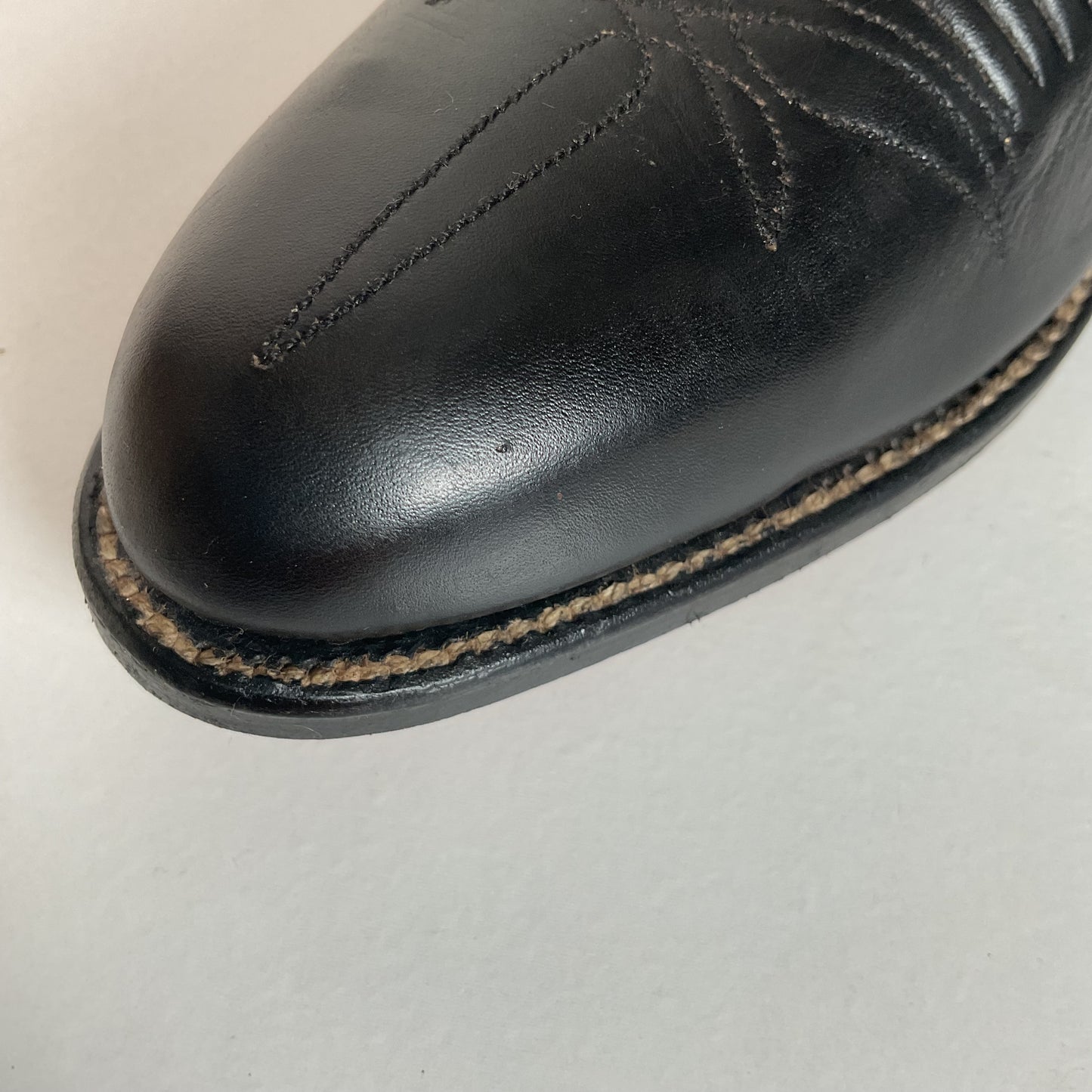 M.L. Leddy & Sons Cowgirl Boots | Black Calf | Custom | Women’s 6.5 AA