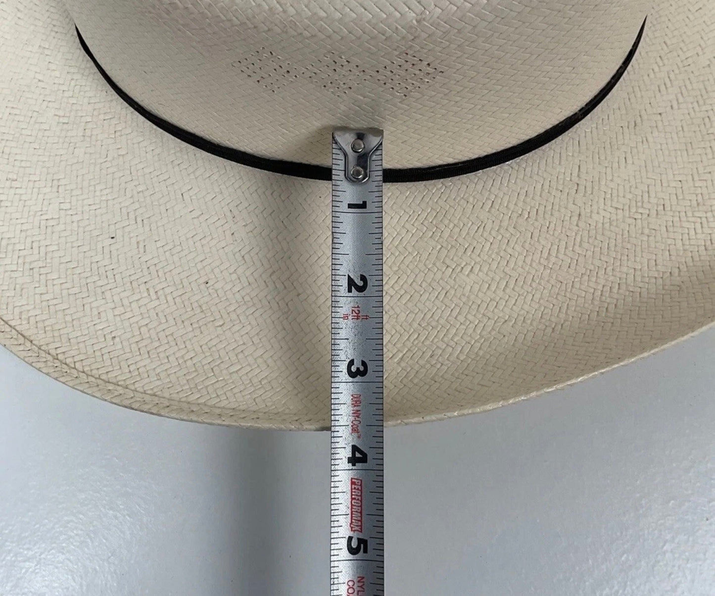 Serratelli Shantug Panama Straw Hat 7 1/4 XXXXXX Western Cowboy