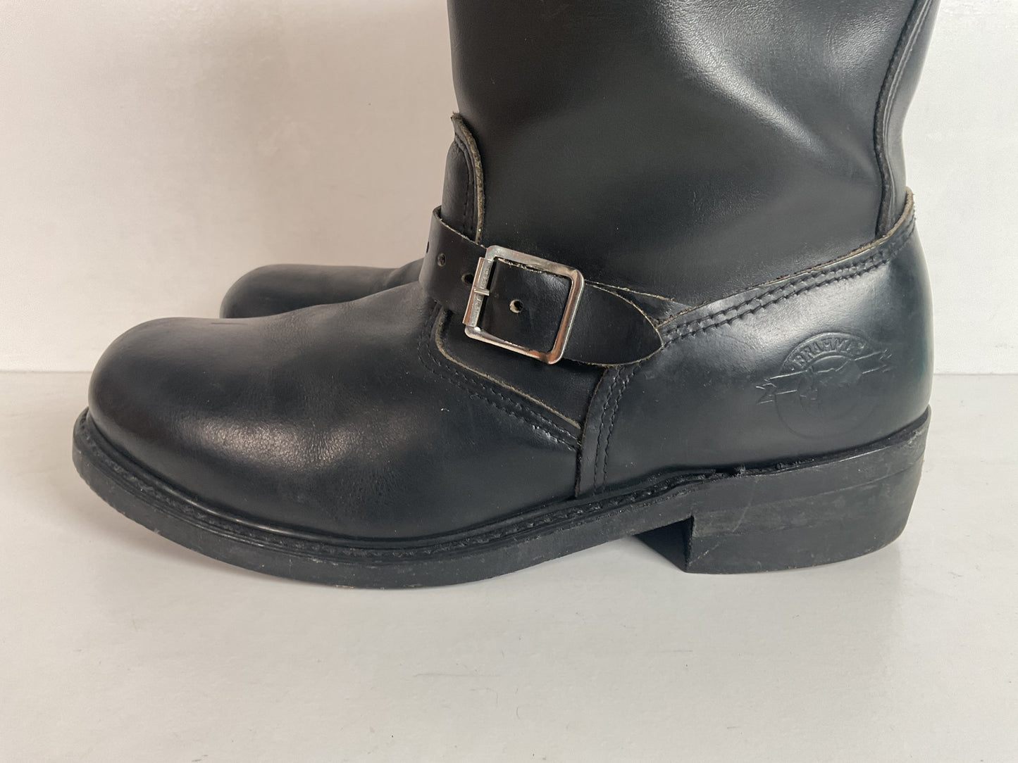 Vintage Brahma Steel Toe Engineer Boots 10.5 USA Made