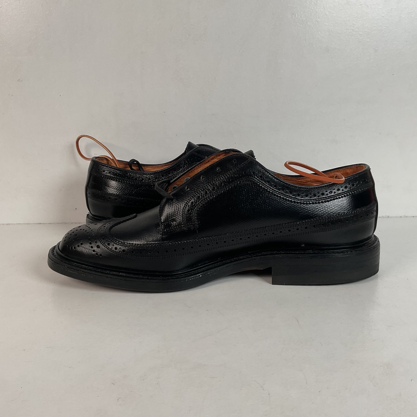 1970s Spiegel Longwing Derby Shoes 10 EEE Custom Grade Gunboat