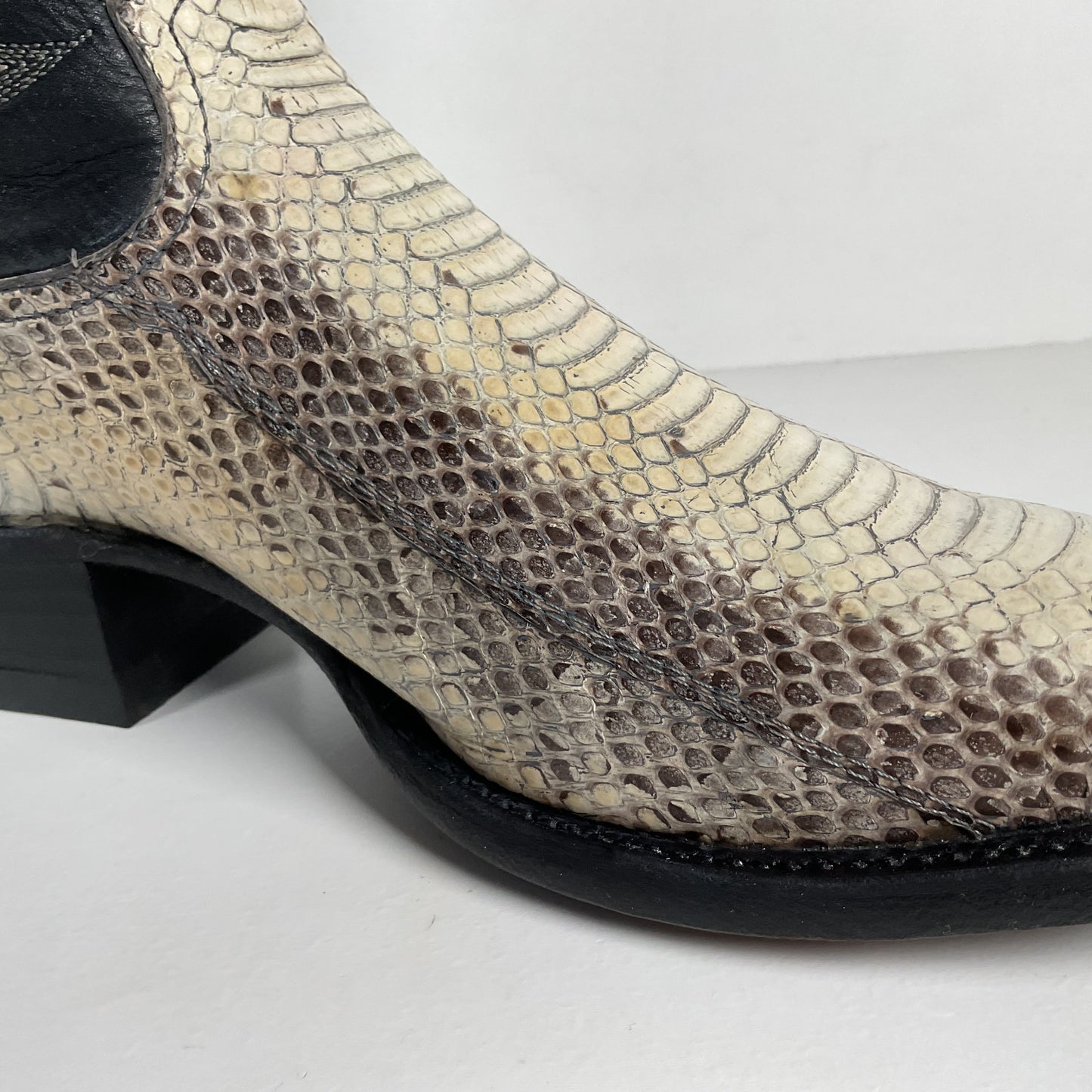 Vintage Tony Lama Water Snake Cowboy Boots | Snakeskin | Men’s 8.5 D