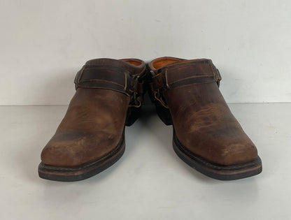 Frye Women’s Western Mule Clogs 7 M USA Made Gaucho Harness