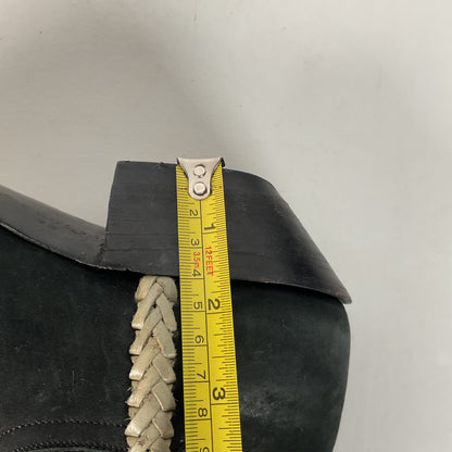 Liberty Handmade Cowgirl Boots | Nubuck Suede | Braided | Women’s 8 B