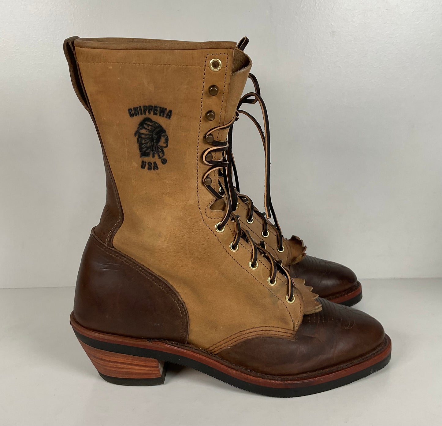 Chippewa Crazy Horse Packer | USA Made | Soft Toe | Men’s 10 D