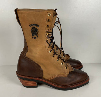 Chippewa Crazy Horse Packer | USA Made | Soft Toe | Men’s 10 D