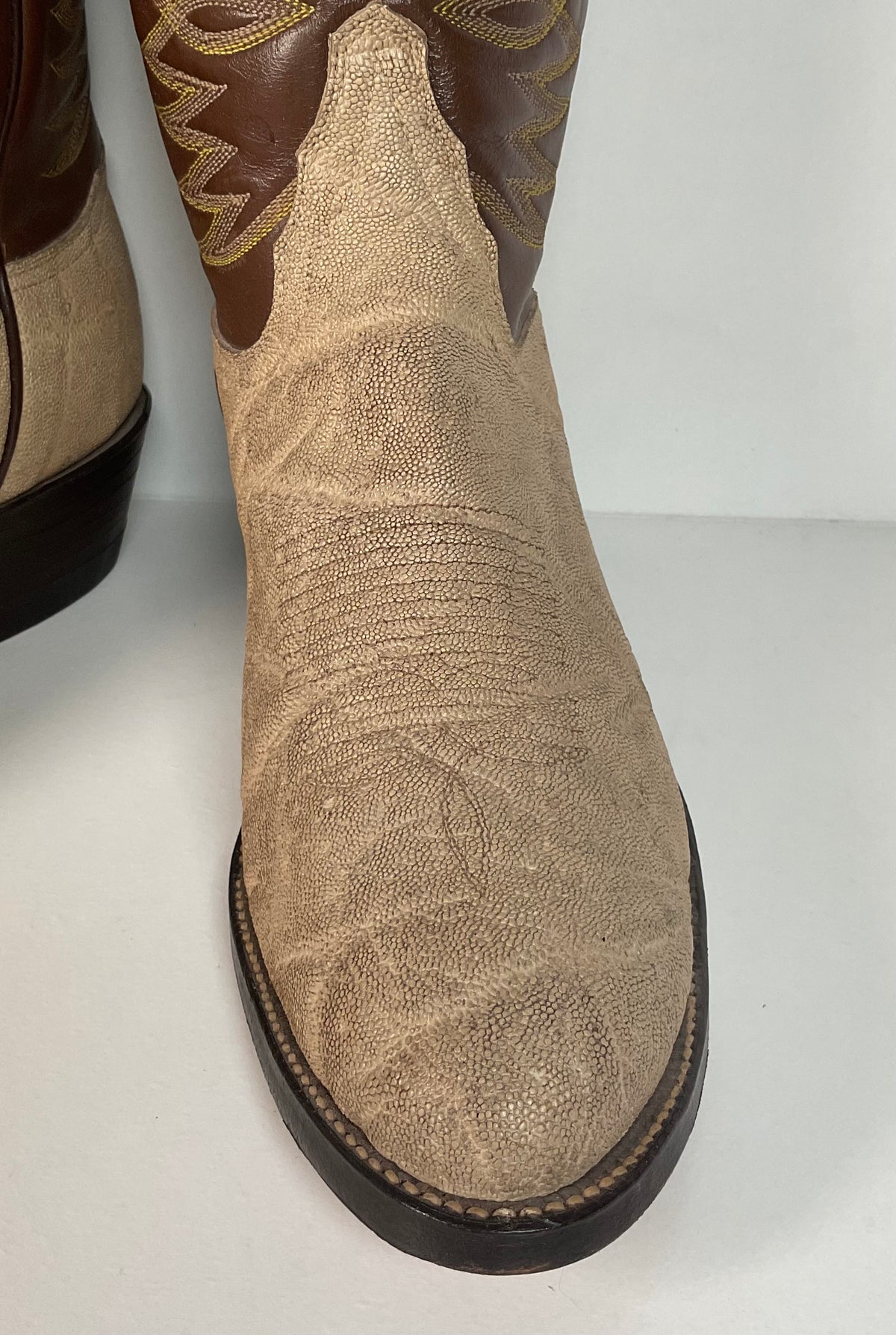 Vintage Tony Lama Elephant Cowboy Boots | Exotic | Gold Label | Men’s 9 D