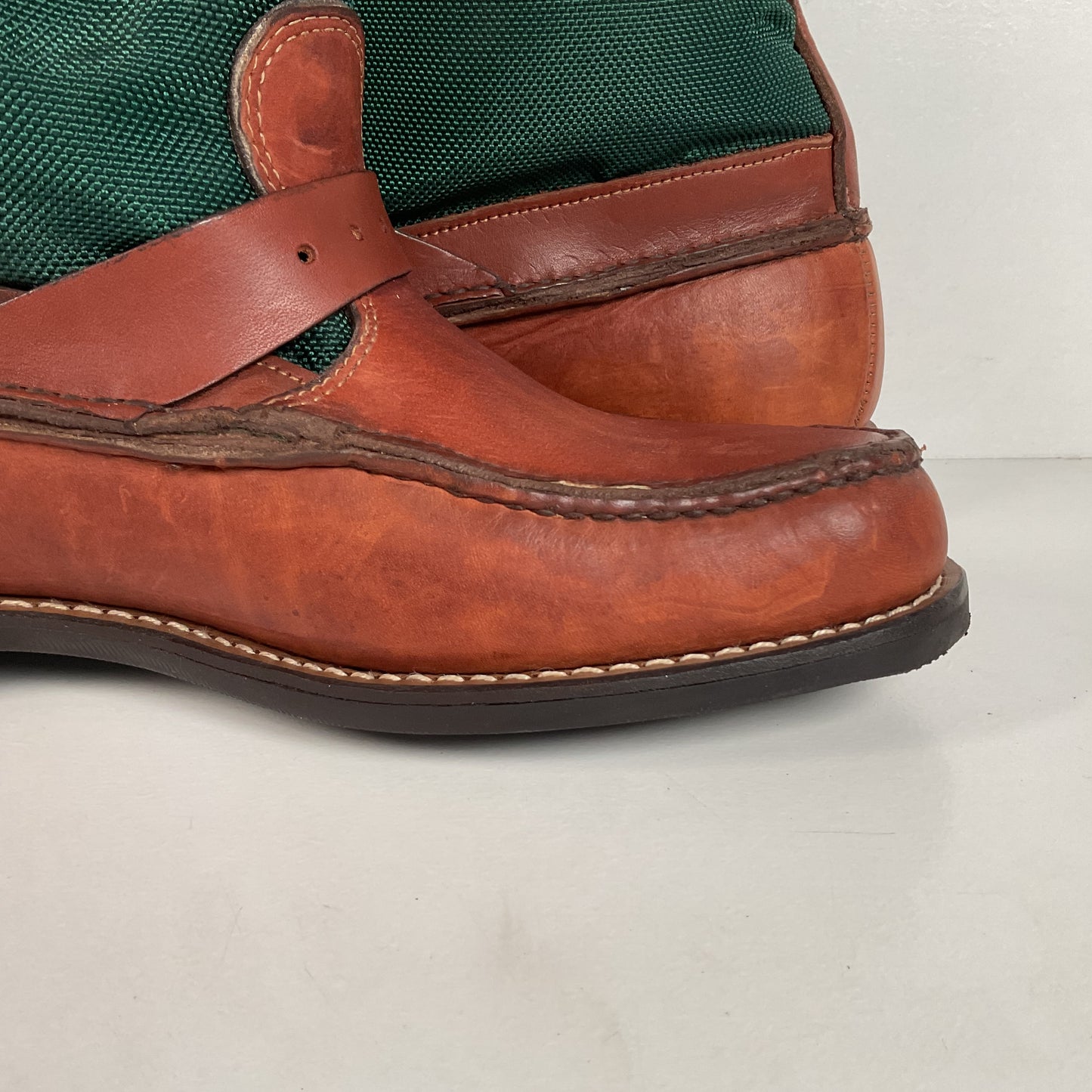 Vintage Gokey Botte Sauvage Snake Boots | Green Canvas | Men’s 13.5 D