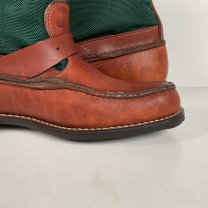 Vintage Gokey Botte Sauvage Snake Boots | Green Canvas | Men’s 13.5 D