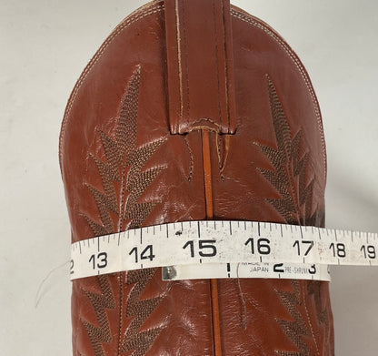 Tony Lama Anaconda Cowboy Boots | Exotic Snakeskin | Thrashed | Gold Label | 9.5