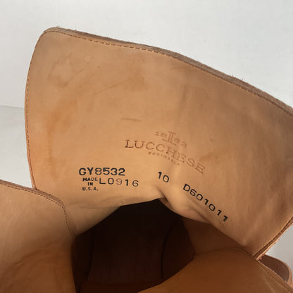 Lucchese Jodhpur Riding Boots | Burnished Calf | USA Made | GY | Men’s 10 D