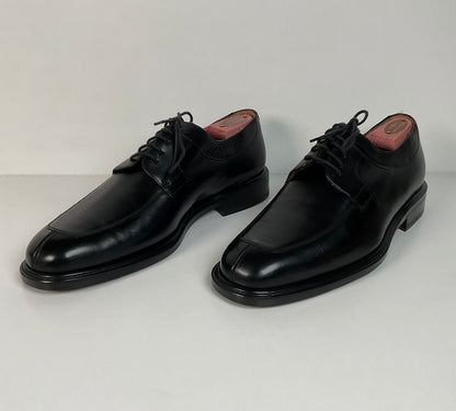 Mezlan Split-Toe Derby Shoes | Black Calfskin | Men’s 9 W