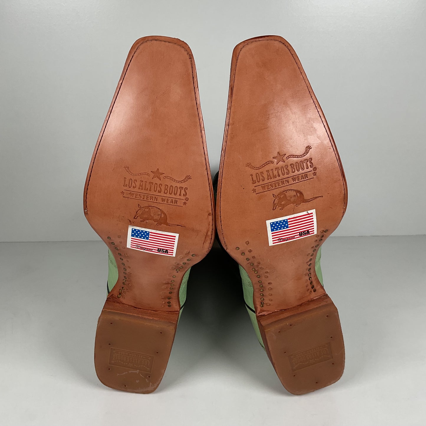 Los Altos Teju Lizard Cowboy Boots | Lime Green | Men’s 10.5 EE
